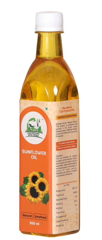 Cold Pressed Sunflower Oil